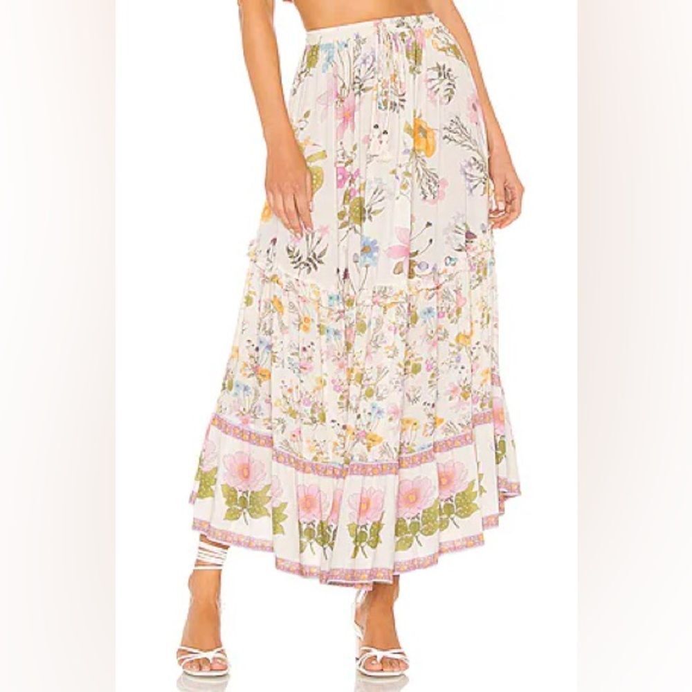Spell & the Gypsy collective size s Maxi Skirt floral wild bloom cream
